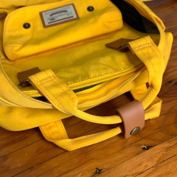 Doughnut Macaroon Backpack in Mustard - Picture 10 of 16